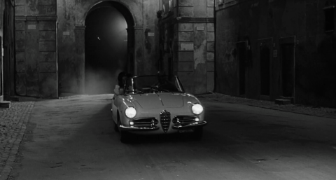Piazza Umberto I - Scena del film 8 1/2 di Fellini
