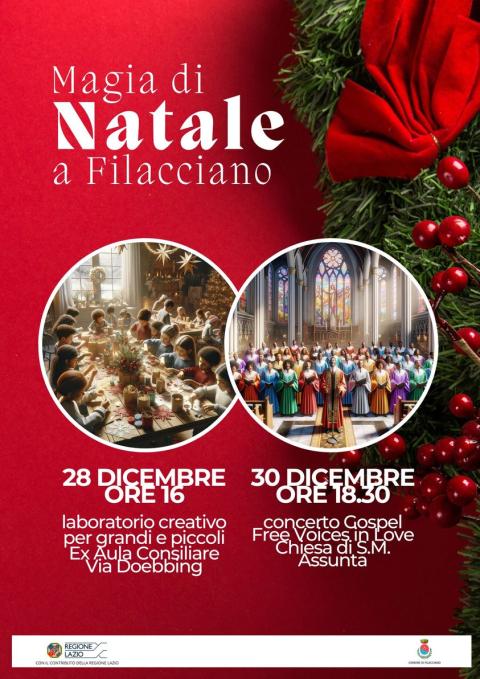 Locandina magia di natale